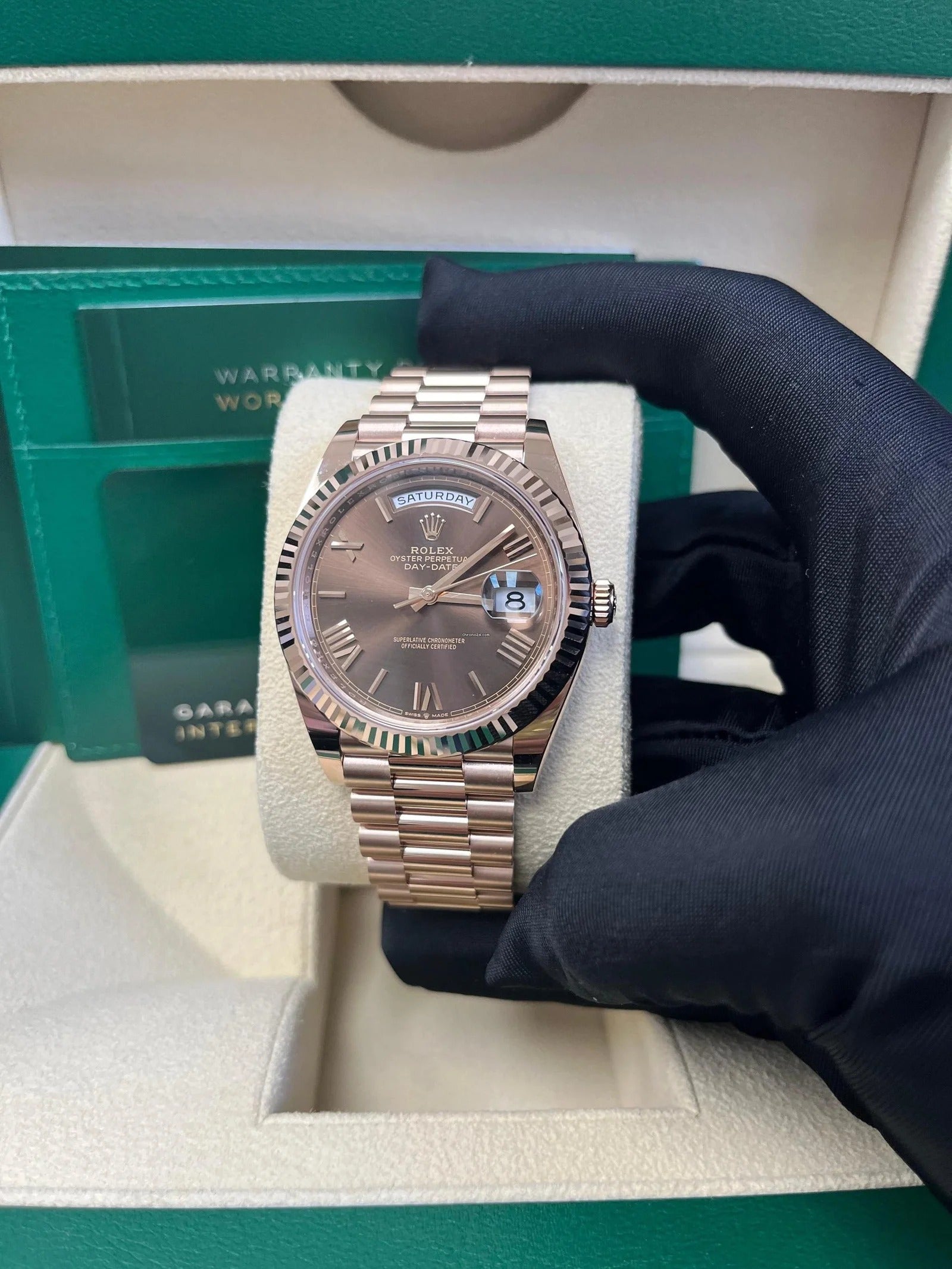 Rolex Day-Date 40 Oyster, 40 mm, Everose gold