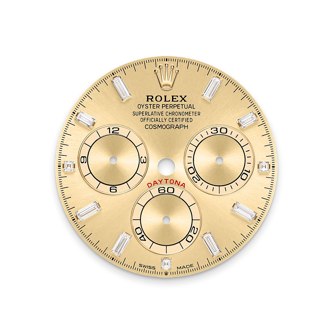Rolex Cosmograph Daytona Oyster, 40 mm, yellow gold and diamonds