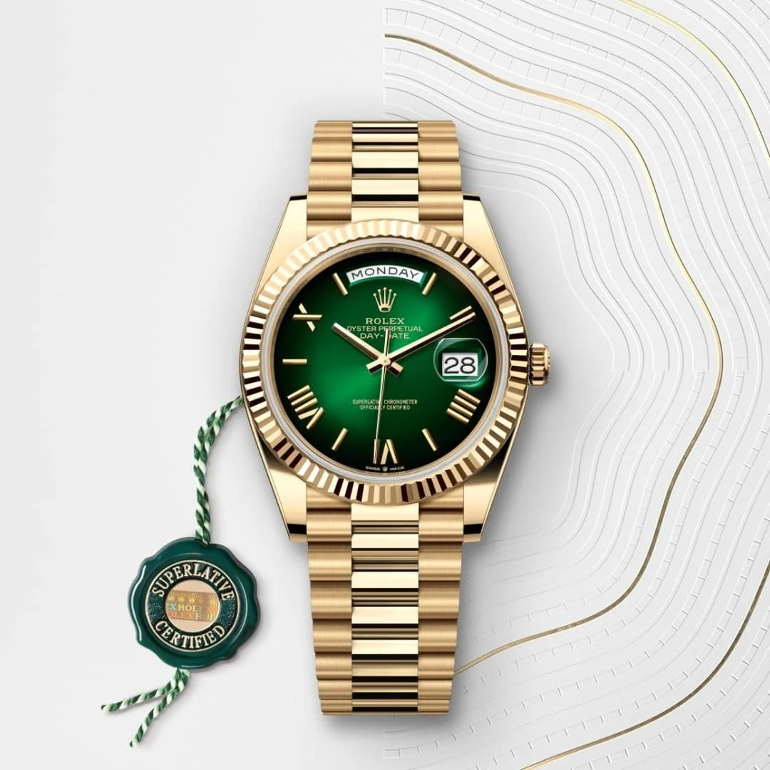 ROLEX DAY DATE (GOLD – GREEN)