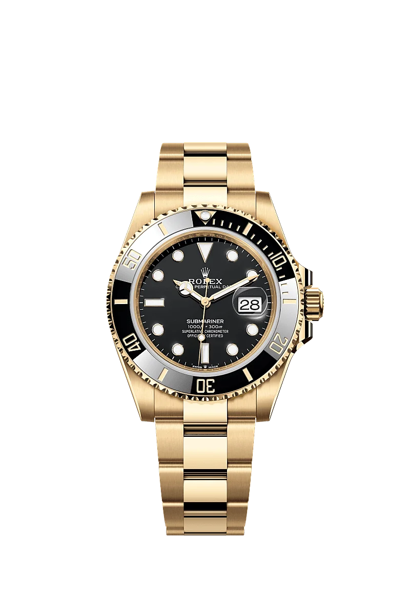 Rolex Submariner Date Oyster, 41 mm, yellow gold