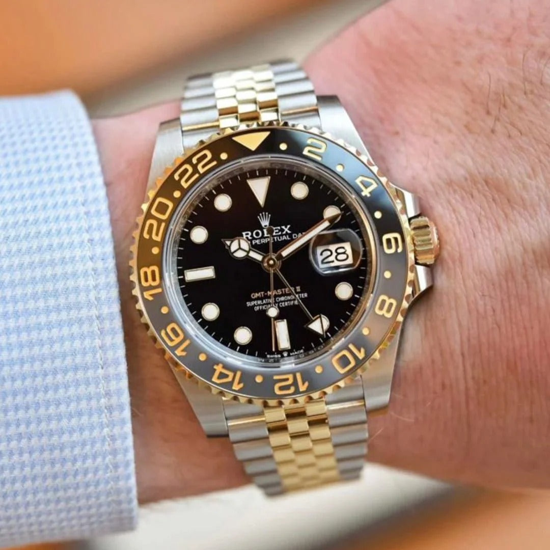 Rolex GMT-Master II Oyster, 40 mm, Oystersteel and yellow gold