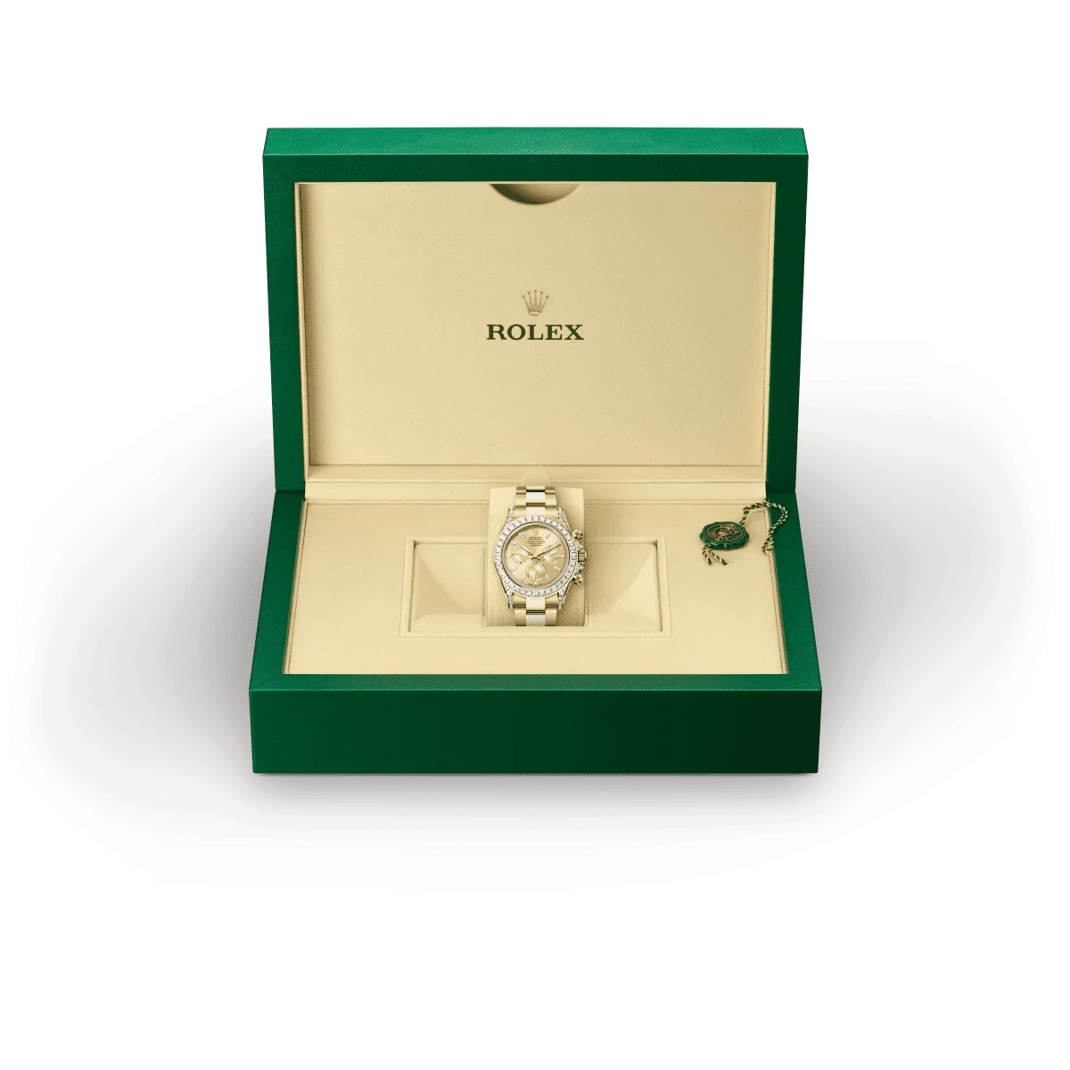 Rolex Cosmograph Daytona Oyster, 40 mm, yellow gold and diamonds