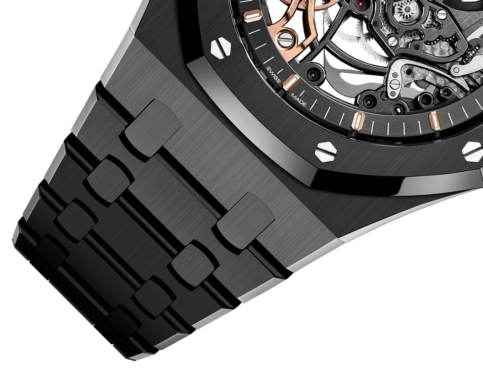 AP Royal Oak Double Balance Wheel Openworked (Black)